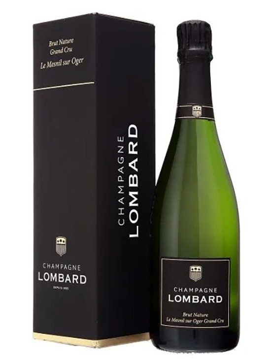 LOMBARD Blanc de Blancs Brut Nature Le Mesnil-sur-Oger Grand Cru 75cl - Case