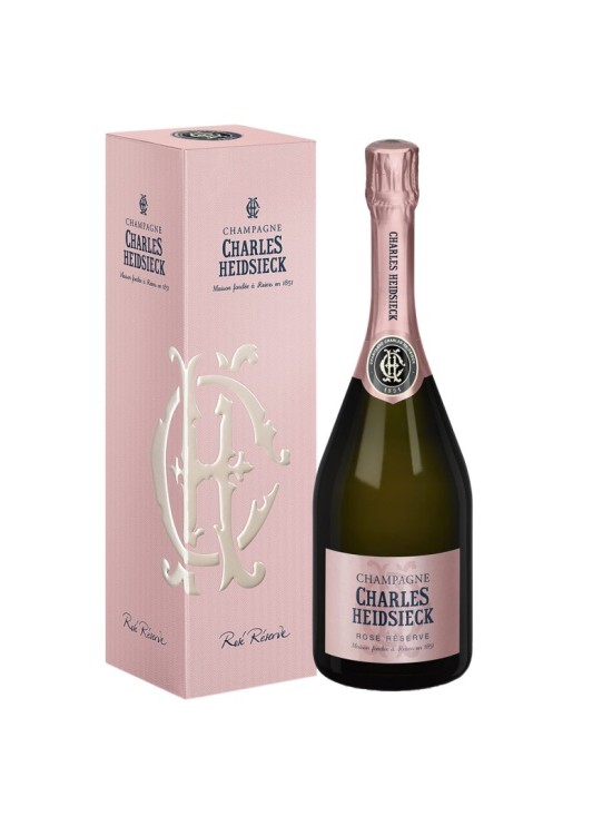 CHARLES HEIDSIECK Rosé Réserve 75cl - Etui