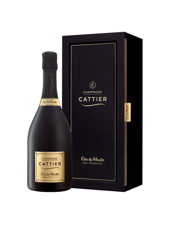 CATTIER Clos du Moulin Brut Premier Cru 75cl - Coffret Bois