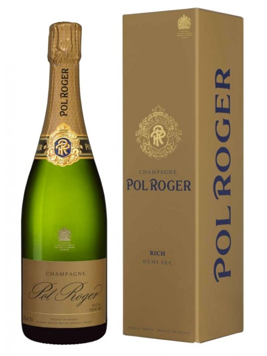 POL ROGER Rich Demi Sec 75cl - Etui