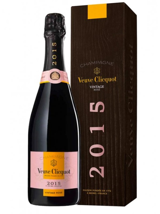 VEUVE CLICQUOT Vintage Rosé 2015 75cl - Coffret