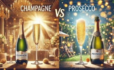 Champagne vs Prosecco : Différences et Comparaisons